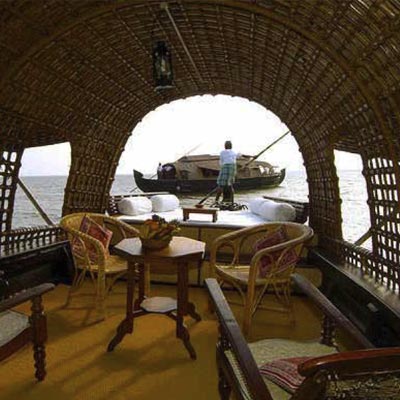 Houseboat accommodation in Kerala, South India