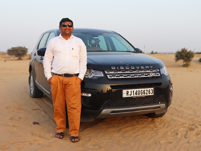 Private Driver with Land Rover Car