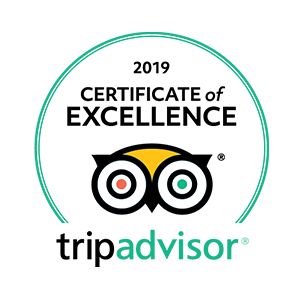 Trip Advisor - Certificate of Excellence 2016-2019